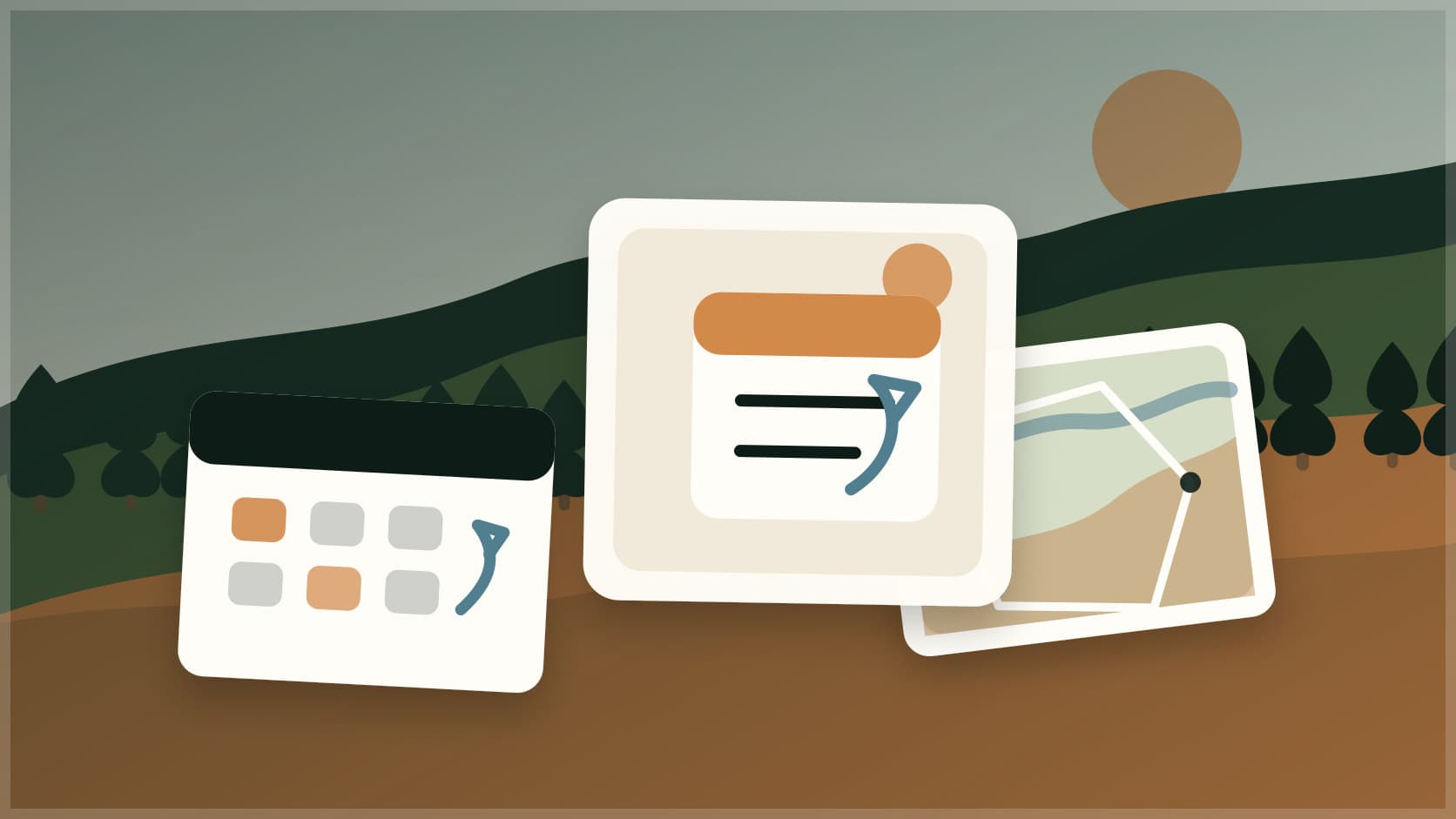 Annual calendar and short-term access cards comparing hunting lease options