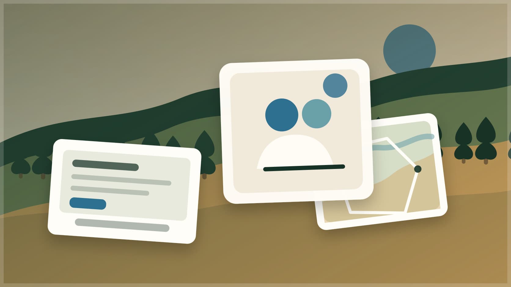 Hunter request cards, search signals, and screening workflow for a private lease