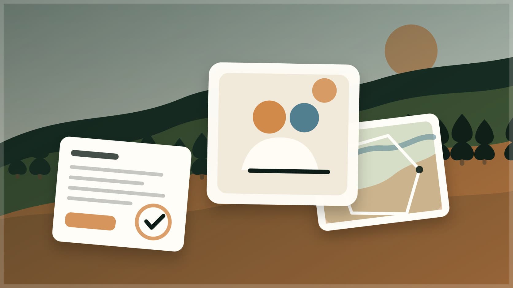 Guest approval cards, hunter party limits, and landowner rule checklist