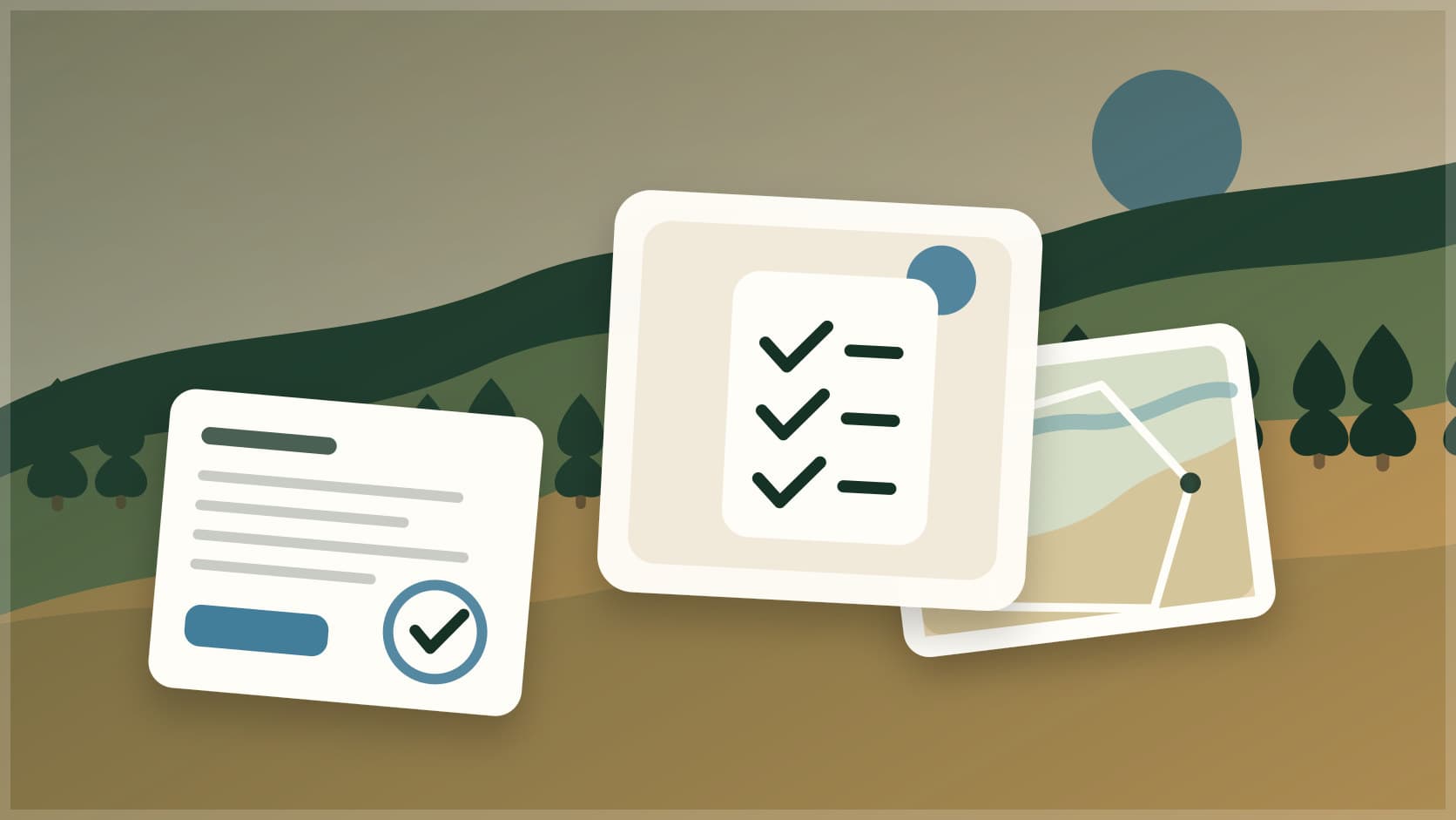 Hunting lease rulebook, checkmarks, and owner access limits for private land
